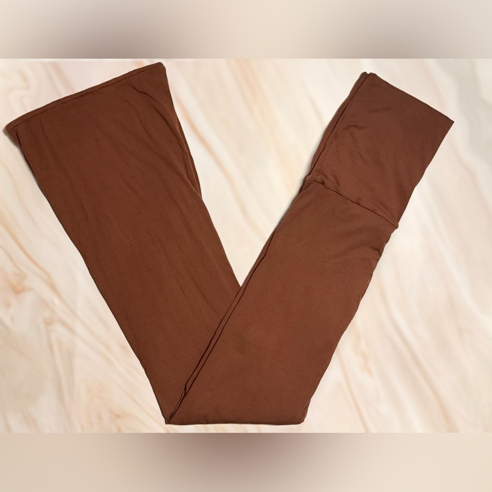 INDAH BODY || Sol Roll Band Lounge Pant in Cafe Brown - SZ 0 - Picture 2 of 5